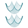 thumbnail image 5 of Pebbuoy 2Pcs Decorative Fishing Nets Hanging Ornaments Extra-Large DIY Ocean-inspired Craft Wall Art Hanging Fishnet Decor, 5 of 7