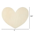 thumbnail image 2 of Hello Hobby Wood Heart Shape, Ready-to-Decorate Die-Cut Shape, 3.85 in. x 0.145 in. x 3 in., 2 of 7