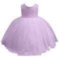 thumbnail image 4 of GPOECD Robes de Demoiselle d'Honneur pour Mariage Performance au Piano Robe Bouffante Formelle pour Filles Robe pour Enfants Robes de Demoiselle d'Honneur Violet,150, 4 of 5