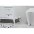 thumbnail image 5 of Elegant Decor Bennett 60" Aluminum MDF Single Bathroom Vanity in White, 5 of 8
