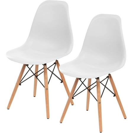 - IRIS Plastic Shell Chair, 2 Pack