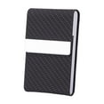 thumbnail image 2 of Rongfmy Business Card Holder Magnetic Closure Versatile Compact Credit Cards Carrier Woven pattern, 2 of 9
