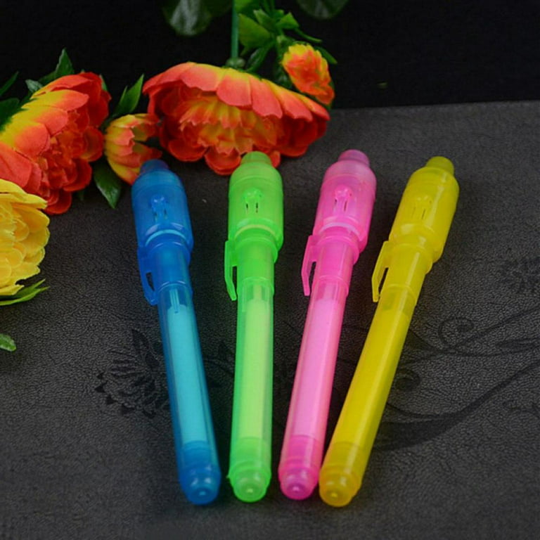 Invisible Ink Pens with UV Light for Kids, Party Favors Set Classroom Prize  for Students, Spy Pen Magic Marker for Secret Message, Easter Basket  Birthday - China Invisible Ink Pen, Pen