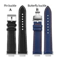 thumbnail image 2 of Correa de reloj de cuero y nailon de fibra DW-5600 para Casio DW5600 GW-B5600 GW-M5610 GA2100 GA2110 Correa de lona Correa de reloj Pulsera deportiva, 2 of 5
