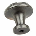 thumbnail image 3 of GlideRite 1-1/8 in. Round Snowflake Cabinet Knob, Satin Pewter, Pack of 25, 3 of 5