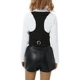 thumbnail image 2 of Douhoow Women's Waistcoat Racerback Vest Tuxedo Waistcoat Vintage Steampunk Jacquard Corsetier, 2 of 9