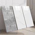 thumbnail image 2 of Pegatinas de pared de imitación de mármol de PVC de 30 x 30 cm, autoadhesivas, impermeables, para decoración de baño y sala de estar, 2 of 5