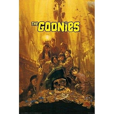 80s Cool Art - The Goonies Movie Poster 36x24 Classic 80s Art Print Poster
