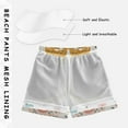 thumbnail image 3 of FORMRS Boys Swim Trunks Quick Dry Mesh Liner Boardshorts Sizes XS-XL, Pink Donut, 3 of 7