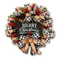 thumbnail image 2 of Wosthever Arreglo de de Navidad Bowknot adorno de Navidad 2022 de Navidad puerta delantera casa ventana fiesta colgante Kits de decoración para fiestas, 2 of 6