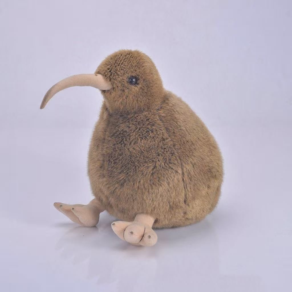 11.02-inch Kiwi Bird Plush Toys Pet Dolls Cute Kiwi Bird Super Adorable Kiwi Bird Figurines(Brown)