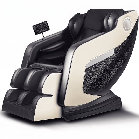 IKENHOTPRO Shiatsu Massage Chair Zero Gravity Full Body Heat Bluetooth
