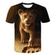 thumbnail image 2 of Summer Boys T-shirt Animal Lion graphic t shirts Children Fashion Casual Tops Tee harajuku 3D Printing streetwear Girls T-shirts10T Gong Bohan LED, 2 of 2