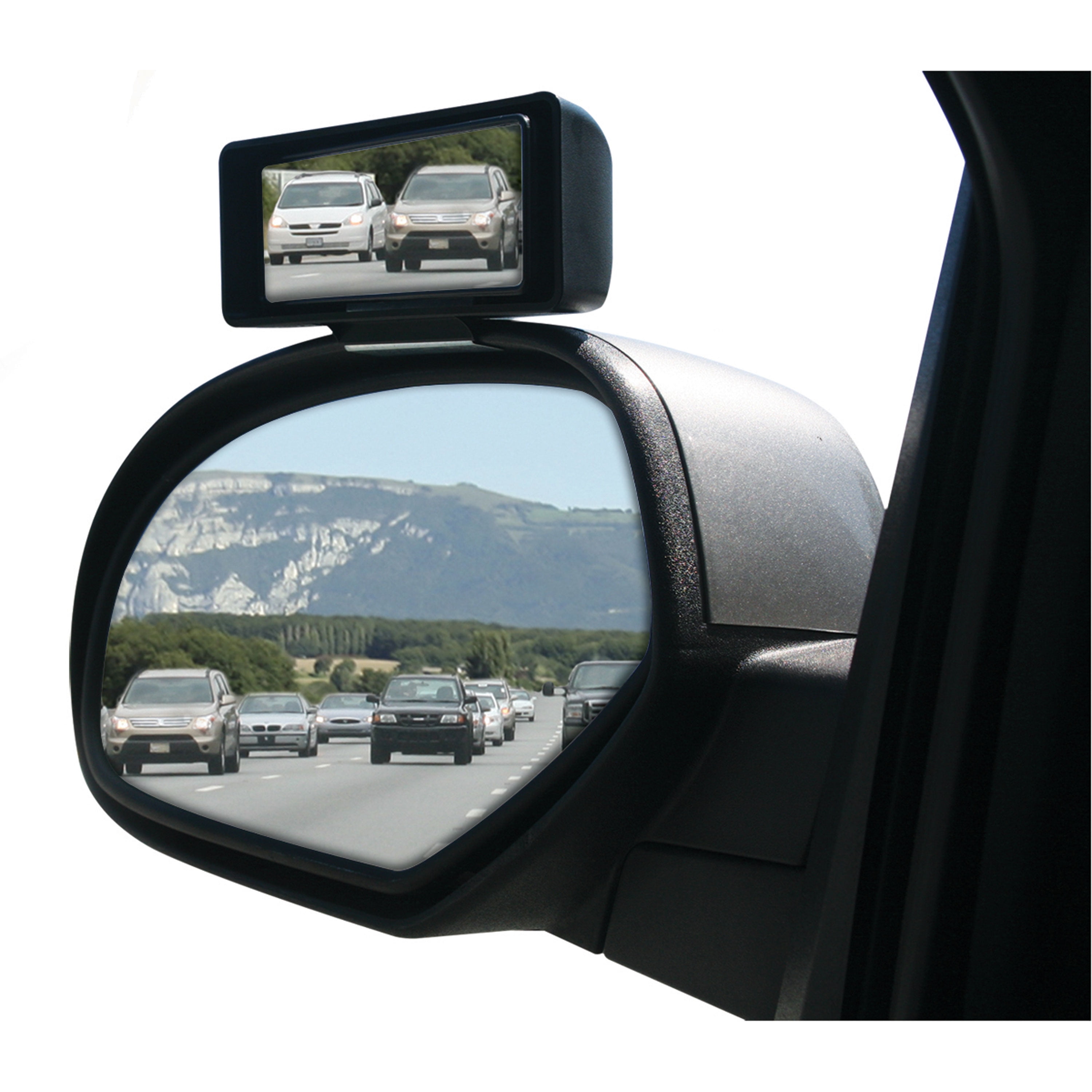 Camco 25633 Blind Spot Mirror - Convex, Supplementary Side View ...