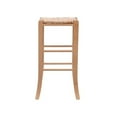 thumbnail image 4 of Riverbay Furniture 29.15" Traditional Wood Backless Bar Stool in Natural, 4 of 14