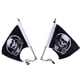 thumbnail image 1 of Kit de Asta de Bandera ANGGREK Cromadas Con Bandera de Calavera, 1 of 8