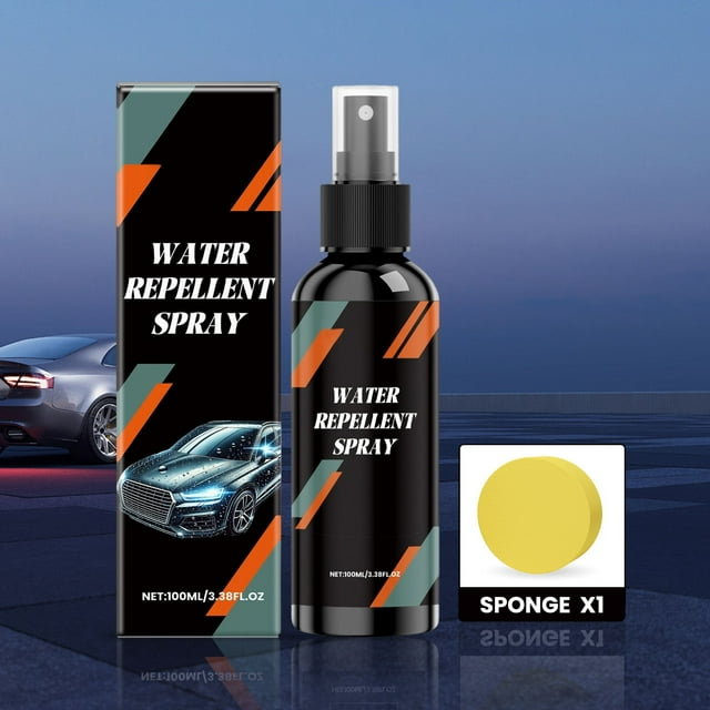 Deals of The Day Clearance! 100ml Car Waterproof Spray, Auto Exterior Protection, Water-Resistant Surface Coating for Cars, Waterproof Car Spray for All Weather Conditions
