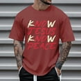 thumbnail image 2 of LUOGENLI T-shirts pour Homme pour Hommes T-Shirt Imprimé de Mode pour Homme T-shirts pour Hommes T-shirts Graphiques T-shirts de Pêche T-shirts de la Saint-Patrick pour Homme T-Shirt Graphique Saint-Patrick Rouge TG, 2 of 5