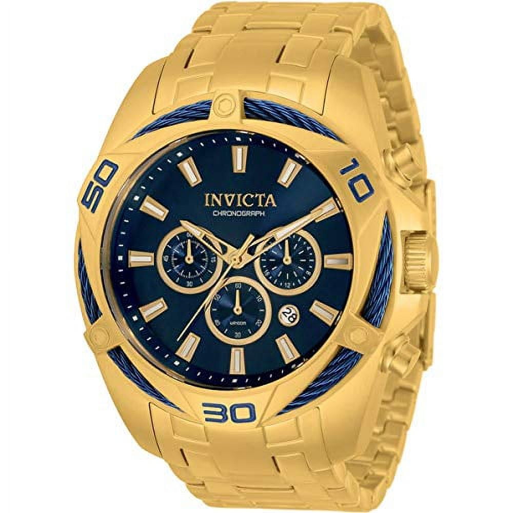 Invicta Men's 34120 Bolt Quartz Chronograph Blue Dial Watch