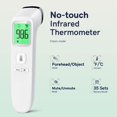 thumbnail image 2 of Termómetro para adultos y niños, termómetro sin contacto para la frente con alarma de fiebre, termómetro preciso y fácil de usar para uso doméstico, 2 of 5