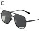 thumbnail image 2 of Gafas de sol polarizadas de cara grande para hombre con espejo de conducción anti-ultravioleta Gafas de sol de conducción de aluminio y magnesio que cambian de color para mujer Tendencia casual, 2 of 2