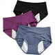 thumbnail image 1 of KAIYANG Paquete de 3 bragas de cintura alta para mujer para el período, ropa interior para la menstruación, talla grande (XL), 1 of 5