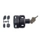 thumbnail image 1 of Matsuzay Cerradura de pestillo magnético de plástico, plástico, puerta de ABS, pasador de seguridad magnético de plástico Cerradura de Cerraduras de hardware con llaves, 1 of 6