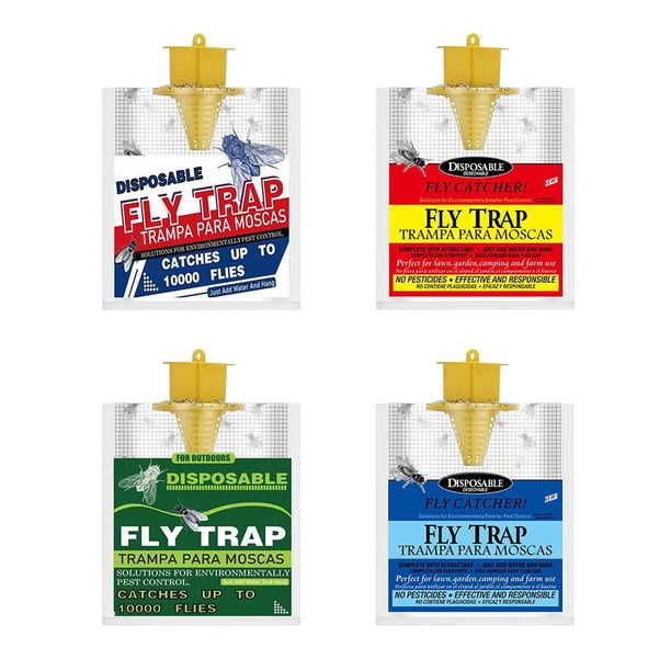 Atrapamoscas desechable para moscas, trampa colgante no tóxica para exteriores (azul cielo) Tmvgtek Para estrenar