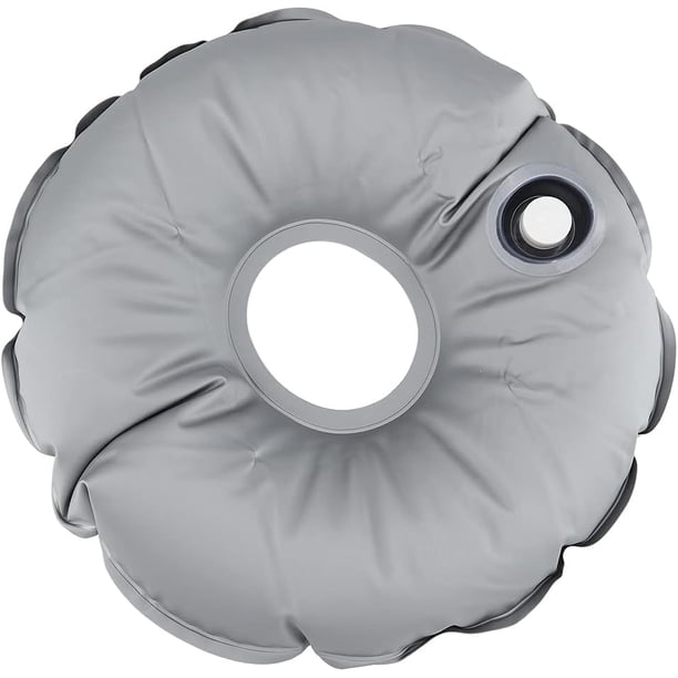 Bolsa de peso de base de bandera para paraguas, sombrilla portátil plegable, soporte de base de bandera de plumas de tierra, bolsa de peso de agua redonda, bolsa de arena
