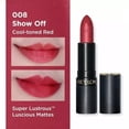 thumbnail image 2 of Revlon,labial Super Lustrous,hidrantante,larga Duracion, tono 008 show off, 2 of 5