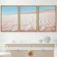 thumbnail image 2 of PixonSign Framed Wall Art Print Set Orange Desert Landscape Nature Wilderness Photography Realism Southwest Scenic Relax/Calm Multicolor Pastel for Living Room, Bedroom, Office - 16"x24"x3 Natural, 2 of 5