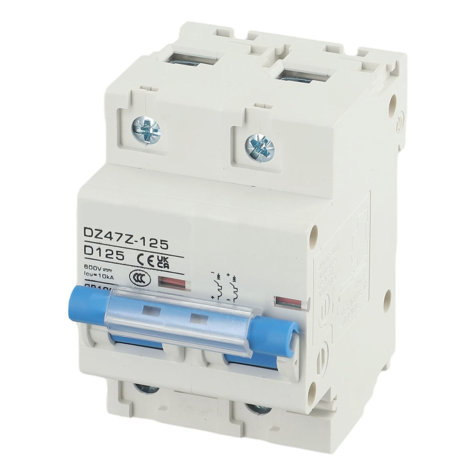 DC MCB for Solar PV 2P 125A 100A 80A 600V Circuit breaker PV Battery