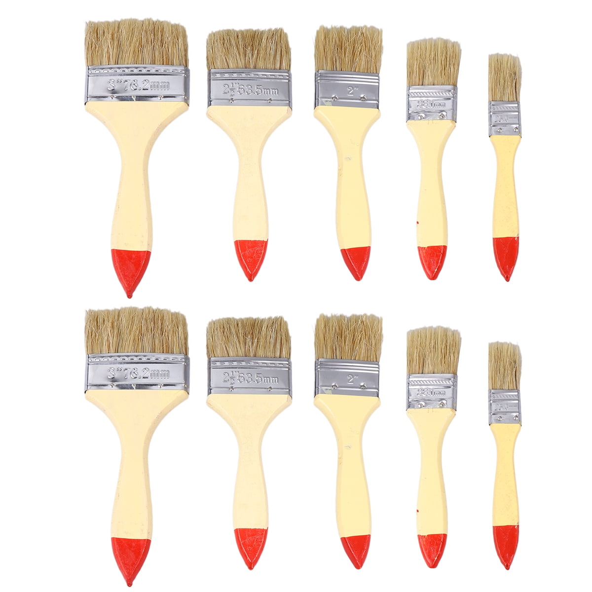 NUOLUX Paint Brush Brushes Wall Stain Glue Bbq Grill Oval Thickness