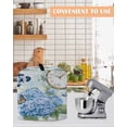 thumbnail image 4 of Blue Vintage Hydrangea Stand Mixer Dust Cover with Storage Pocket & Handles, Spring Rustic Clock Butterfly Fits All Tilt Head & Bowl Lift Kitchen Appliance Cover Organizer Bag Accessories, 6-8 Quart, 4 of 6