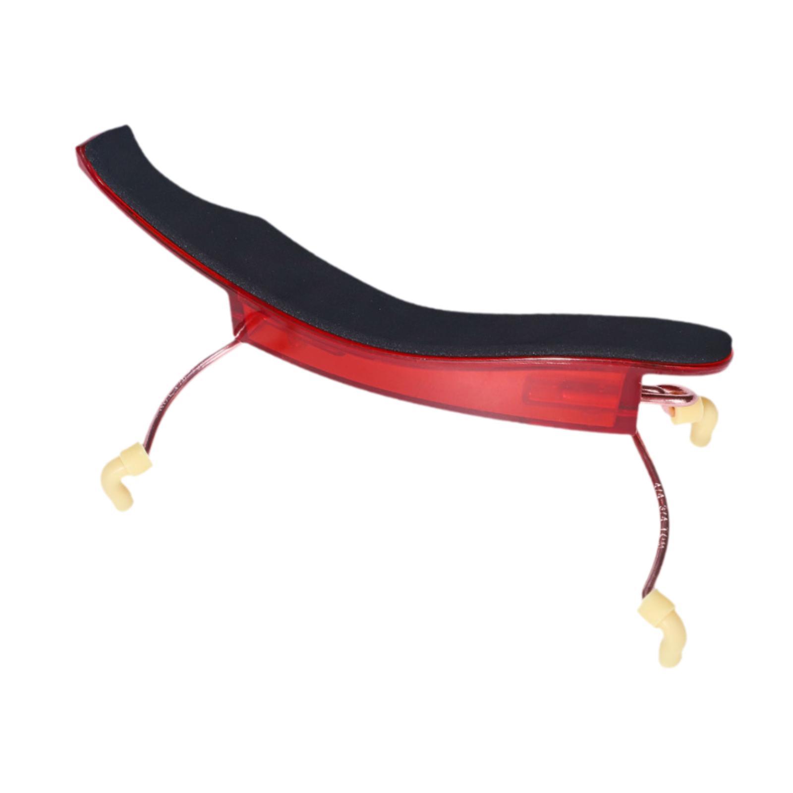 Violin Shoulder Rest Support Cushion Chin Rest Soft Silicone Non Slip Adjustable for Kids Adults Practice