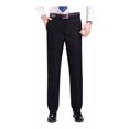 thumbnail image 1 of Pantalones De Traje De Pierna Recta Sin Pliegues Para Hombre, 1 of 8