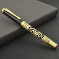 thumbnail image 3 of Pluma VentDepot GoldMazeB 1Pza 0.5mm Punta Dorado/Negro 1 Tinta Negra Acero Inoxidable Cartucho Rollerball, 3 of 3