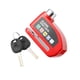 thumbnail image 5 of Bloqueo de disco de alarma DYNWAVEMX Accesorios de bloqueo de motocicleta Rojo, 5 of 8