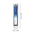 thumbnail image 4 of Unique Bargains 1 Pc Durable Nail Clipper Toenail Clippers Gradient Blue, 4 of 7