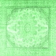 thumbnail image 1 of Ahgly Company Indoor Square Persian Emerald Green Traditional Area Rugs, 6' Square, 1 of 4
