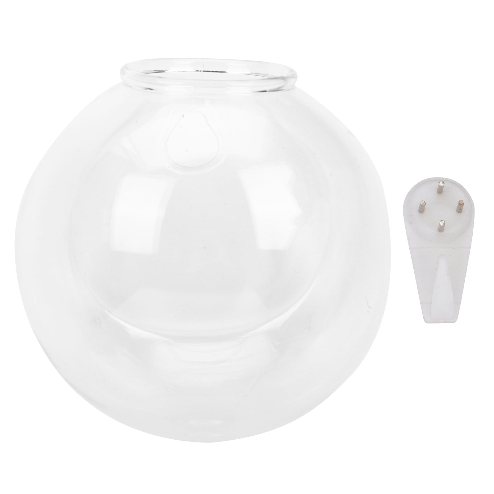 NUOLUX Wall Hanging Glass Flower Vase Pot Plant Transparent Planters