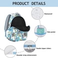 thumbnail image 4 of "Wildflower & Sunflower Backpack - Trendy School Bag for Women, Large Capacity Floral Print Bookbag with Comfortable Straps, Durable & Lightweight", 4 of 6