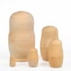 thumbnail image 5 of Almacén de Liquidación Muñeca Rusa de Anidación En Blanco Matryoshka de Madera Sin Pintar Xihbxyly Juego de 5, 5 of 6