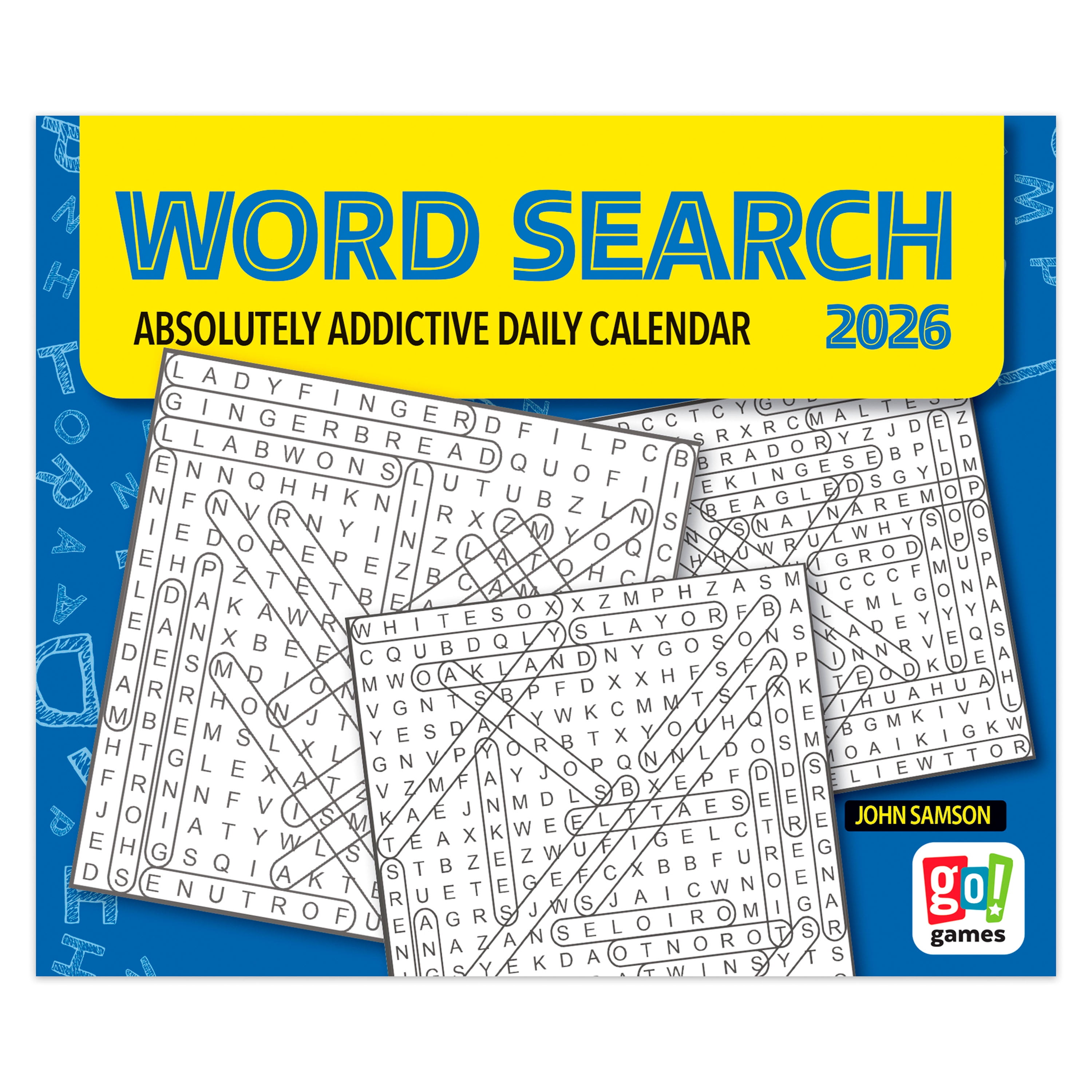 Word Search 2026 Boîte Cal Ink
