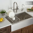 thumbnail image 5 of KRAUS Workstation Kitchen Sink Dish Drying Rack in Stainless Steel, 5 of 7
