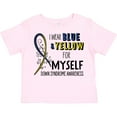 thumbnail image 3 of Inktastic I Wear Blue and Yellow for Myself Down Syndrome Awareness Boys or Girls Toddler T-Shirt, 3 of 5
