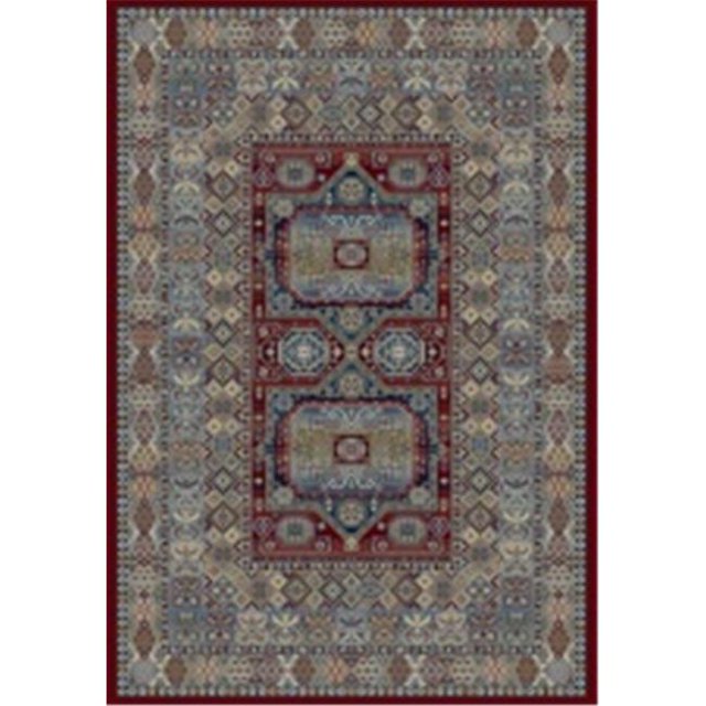 Dynamic Rugs AN912571471454 Ancient Garden Rugs, Red - 7.10 x 11.2 in.