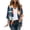 B, variant on Womens Cardigan Sweaters Fashion Casual Overcoat Open Front Print Classic Sweater Knit Cardigan