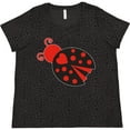 thumbnail image 3 of Inktastic Inverse Ladybug Women's Plus Size T-Shirt, 3 of 5