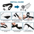 thumbnail image 3 of Destyer Wuderland Swimming Pool Cover Reel Set Storage Spool Pool Solar Cover Roller Attachment Strap Clip Kit, 3 of 8